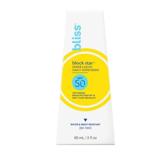 Bath & Body Bliss Block Star Sheer Liquid Daily Sunscreen Spf 5